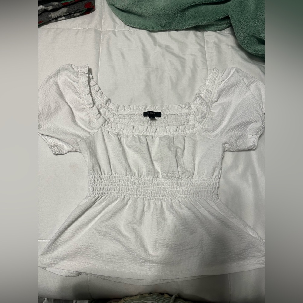 J Crew White Top